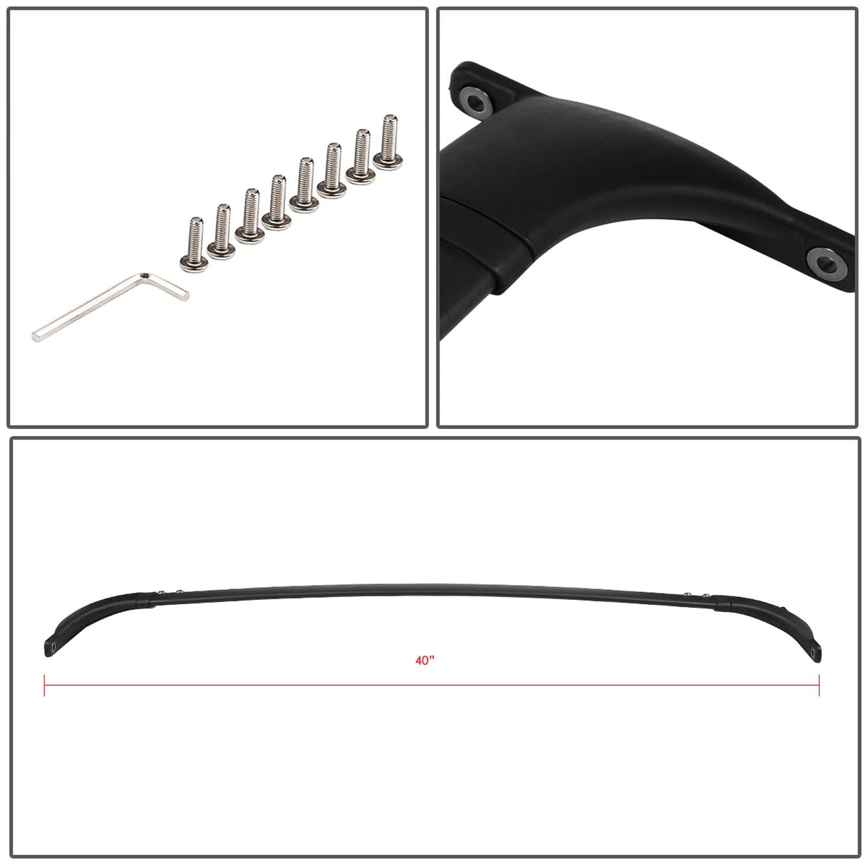 2009-2014 Nissan Murano Roof Rack Cross Bars - Aluminum