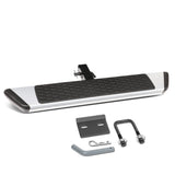 6 Inch Aluminum Hitch Step - Silver