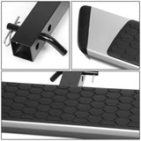 6 Inch Aluminum Hitch Step - Silver