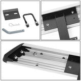 6 Inch Aluminum Hitch Step - Silver