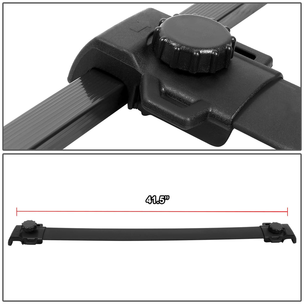 07-17 Jeep Patriot Roof Rack Cross Bars - Aluminum