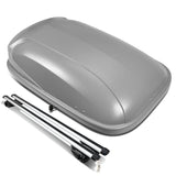Universal Roof Rack Cross Bars + Cargo Box 120CM Gray