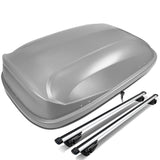 Universal Roof Rack Cross Bars + Cargo Box 120CM Gray