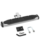 Universal Trailer Hitch Step Bar 26" x 4" Silver - Fits 2" Receivers