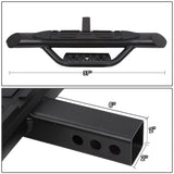 Universal Trailer Hitch Step Bar 36.5" Black 2" Receiver Mount