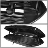 Universal Roof Rack Cross Bars + Cargo Box 135CM Black