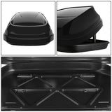 Universal Roof Rack Cargo Box 330L 133cm - Glossy Black