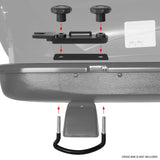 Universal Roof Rack Cargo Box - 139cm 360L 110lbs Capacity