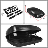 Universal Roof Rack Cargo Box - 139cm 360L 110lbs Capacity