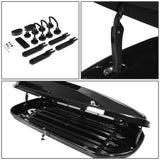 Universal 480L 79 Inch Roof Box - Glossy Smooth Black