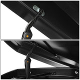 Universal 420L Roof Box - 72 Inch Length Glossy Black