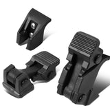 2007-2017 Jeep Wrangler Hood Latch Lock Set - Matte Black