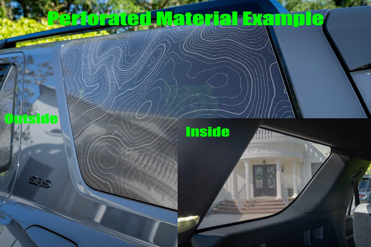 Topo Hardtop Side Window Overlays - 2021+ Bronco 4 Door