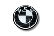BMW Roundel Emblem Covers - Full Carbon Black and White Style - K2 Industries