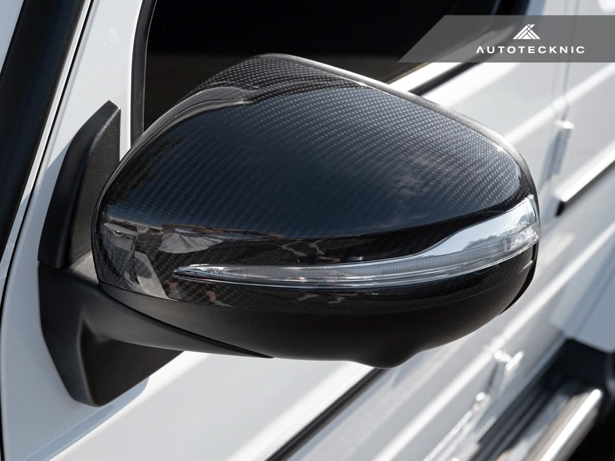 AutoTecknic Replacement Dry Carbon Mirror Covers - Mercedes-Benz V167/ W167 GLE