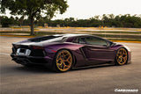 2011-2016 Lamborghini Aventador Style Carbon Fiber Rear Diffuser Lip Carbonado (DM) Fits: LP700 Coupe and Roadster