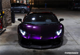 2011-2016 Lamborghini Aventador Style Carbon Fiber Front Lip Carbonado (DM) Fits: LP700 Coupe and Roadster