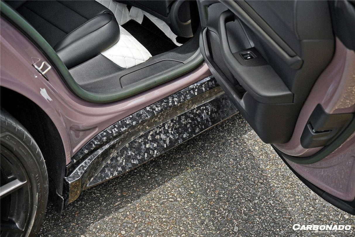 2020-2024 Porsche Taycan OD Style DRY Carbon Fiber Side Skirts | Fits 4, 4S, GTS, Turbo, Turbo S, ST, CT