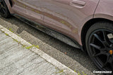 2020-2024 Porsche Taycan OD Style DRY Carbon Fiber Side Skirts | Fits 4, 4S, GTS, Turbo, Turbo S, ST, CT