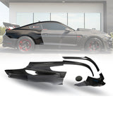 2015-2023 Mustang S550 Carbon Fiber A Pillars w/ Quarter Panel 4pc Skin Blueprint