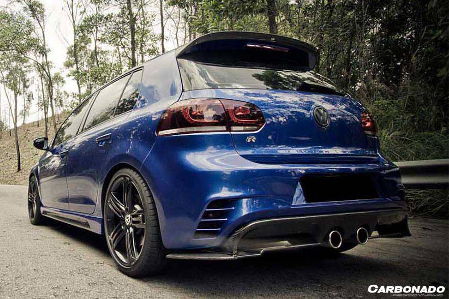 2010-2013 Volkswagen Golf 6 R20 GTI Rz Style Rear Bmper (Mid Exhaust)