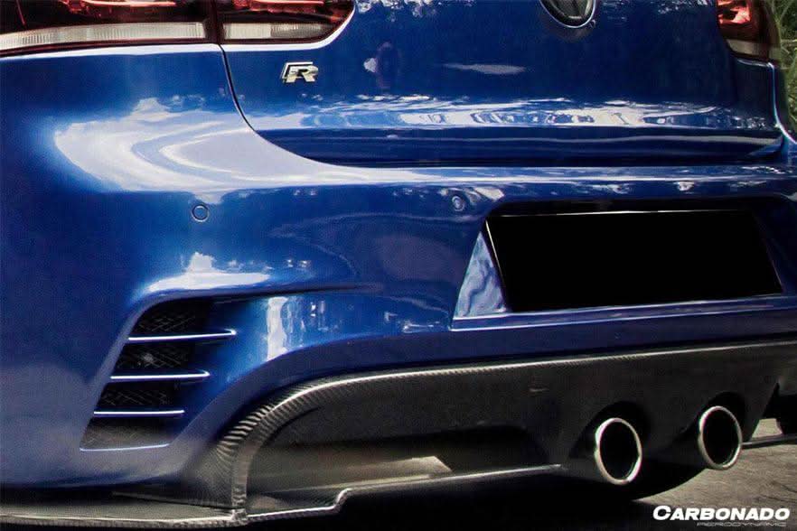 2010-2013 Volkswagen Golf 6 R20 GTI Rz Style Rear Bmper (Mid Exhaust)