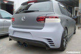 2010-2013 Volkswagen Golf 6 R20 GTI Rz Style Rear Bmper (Mid Exhaust)