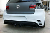2010-2013 Volkswagen Golf 6 R20 GTI Rz Style Rear Bmper (Mid Exhaust)