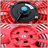 10 Inch Red Radiator Fan