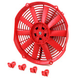 12 Inch Red Radiator Fan