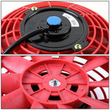 7 Inch Red Radiator Fan