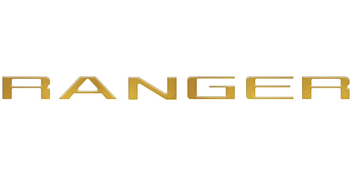 Tailgate Letter Inserts Fits 2024-2027 Ford Ranger