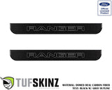 Door Sill Protection Overlays (Domed) 2019-2023 Ford Ranger