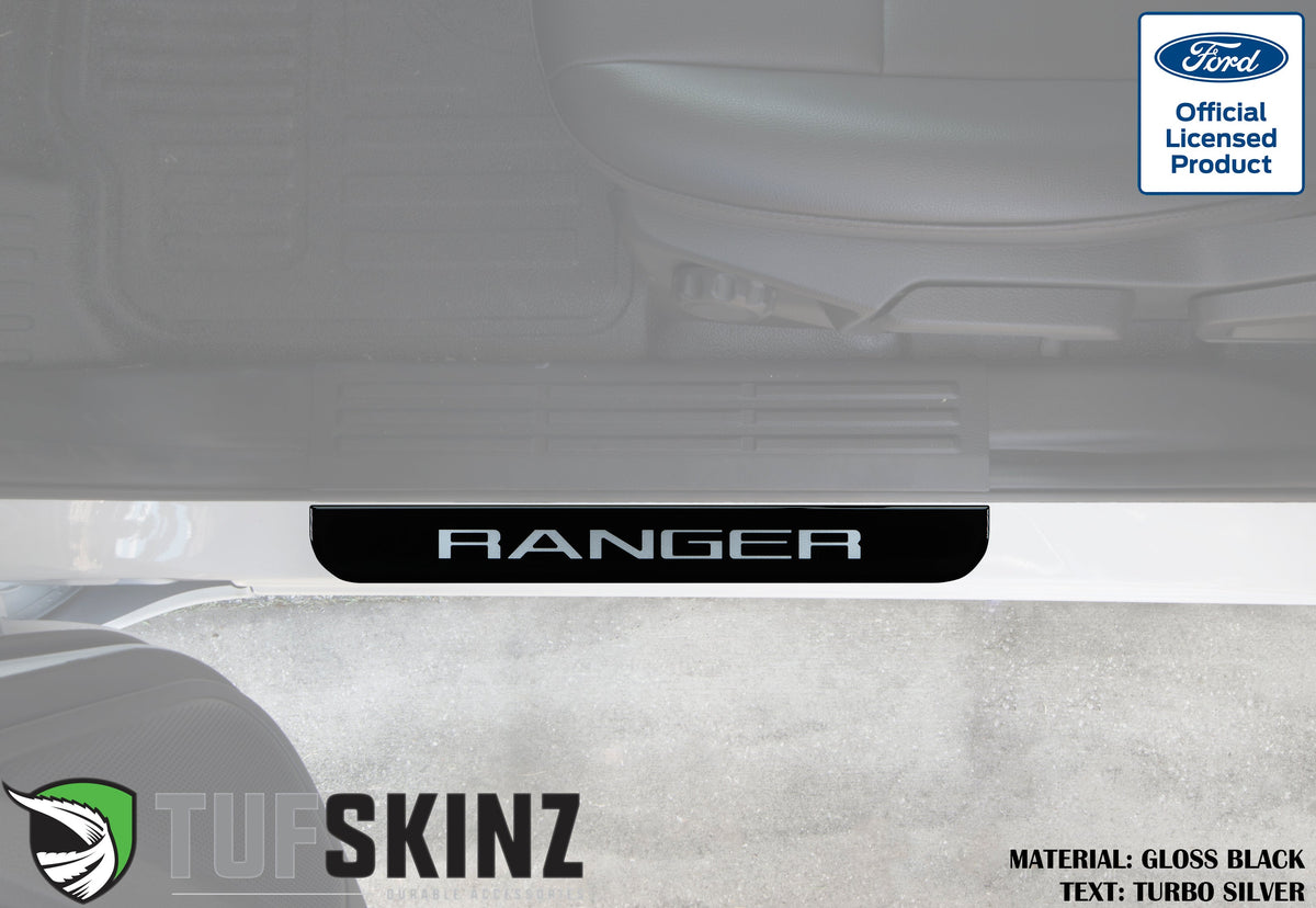 Door Sill Protection Overlays (Domed) 2019-2023 Ford Ranger