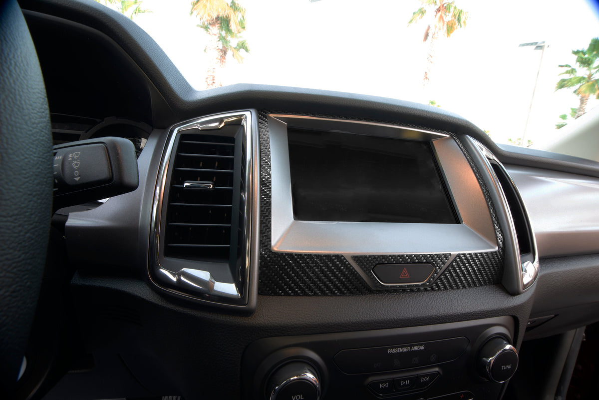 Navigation Display Accent Overlays Fits 2019-2023 Ford Ranger