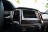 Navigation Display Accent Overlays Fits 2019-2023 Ford Ranger