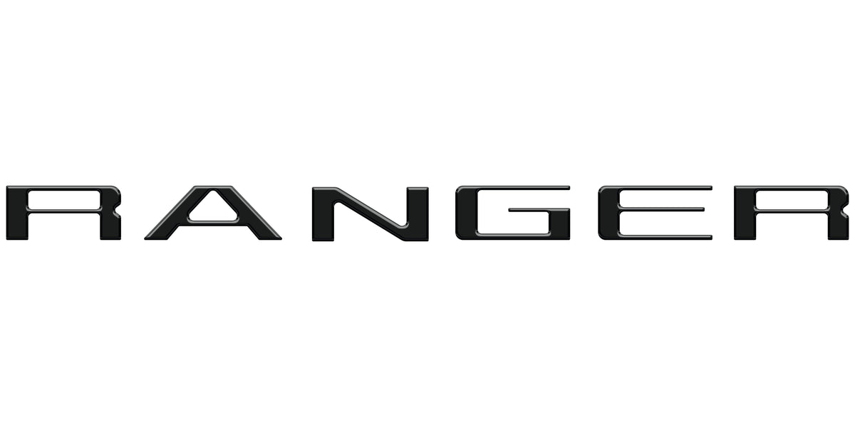 Tailgate Letter Inserts Fits 2024-2027 Ford Ranger