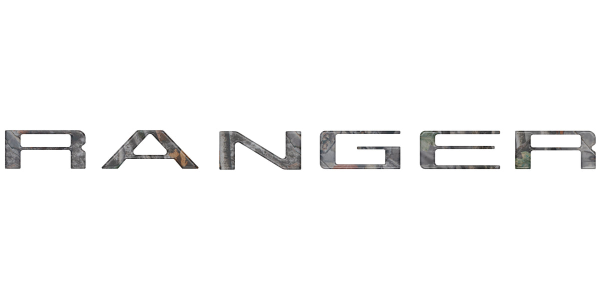Tailgate Letter Inserts Fits 2024-2027 Ford Ranger