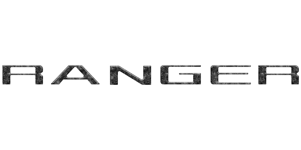 Tailgate Letter Inserts Fits 2024-2027 Ford Ranger