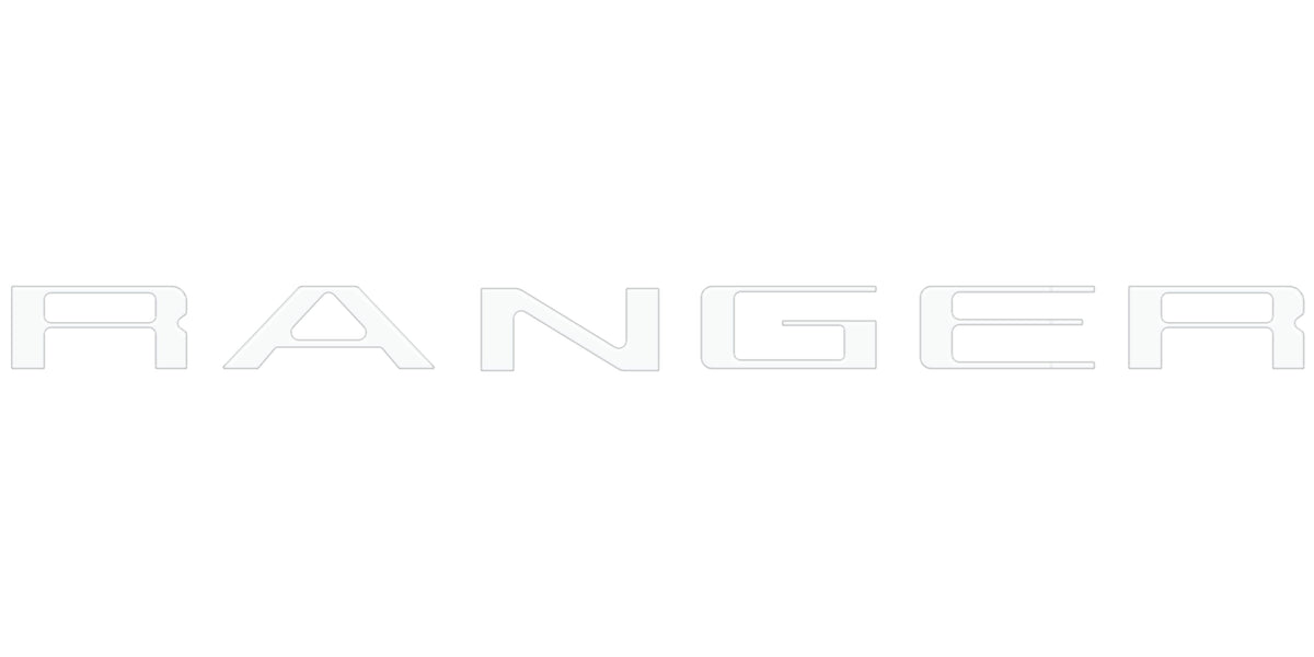 Tailgate Letter Inserts Fits 2024-2027 Ford Ranger