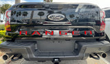 Tailgate Letter Inserts Fits 2024-2027 Ford Ranger