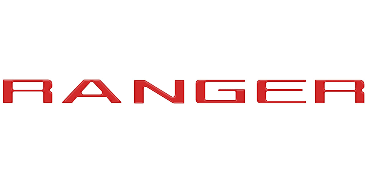 Tailgate Letter Inserts Fits 2019-2023 Ford Ranger