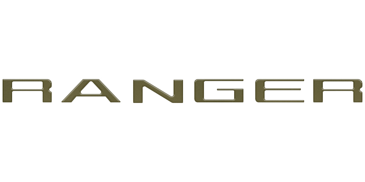 Tailgate Letter Inserts Fits 2024-2027 Ford Ranger