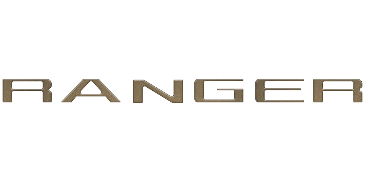 Tailgate Letter Inserts Fits 2024-2027 Ford Ranger