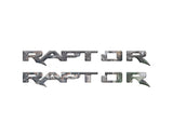 Raptor Running Board Emblem Overlays Fits 2024-2027 Ford Ranger Raptor