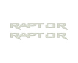 Raptor Running Board Emblem Overlays Fits 2024-2027 Ford Ranger Raptor
