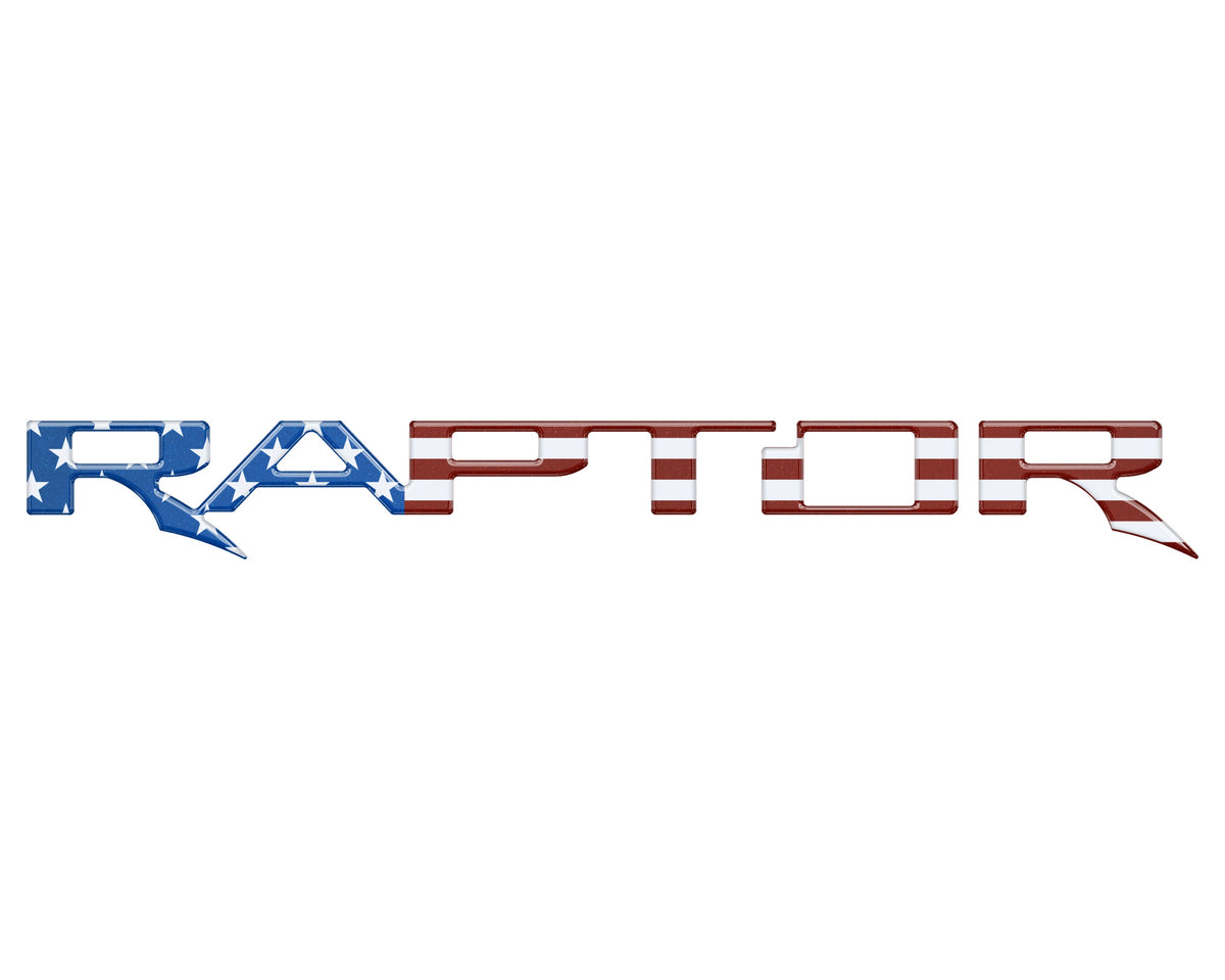Raptor Tailgate Emblem Inserts Fits 2024-2027 Ford Ranger