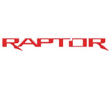 Raptor Tailgate Emblem Inserts Fits 2024-2027 Ford Ranger
