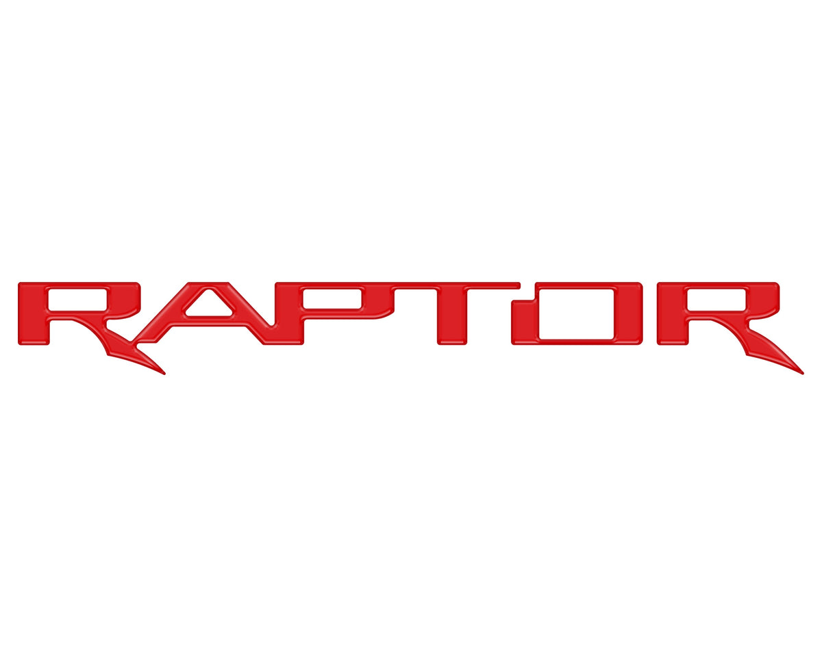 Raptor Tailgate Emblem Inserts Fits 2024-2027 Ford Ranger