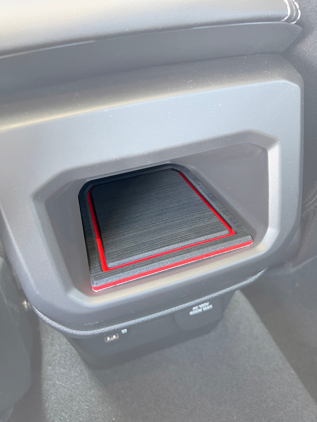 Center Console Rear Cubby Foam Inserts Fits 2024-2027 Ford Ranger
